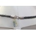 Necklace Unisex Silver Sterling 925 Women Men Leather Chain Handmade Gift C814